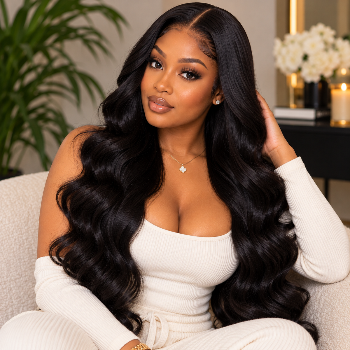 4×4 Body Wave Closure Wig