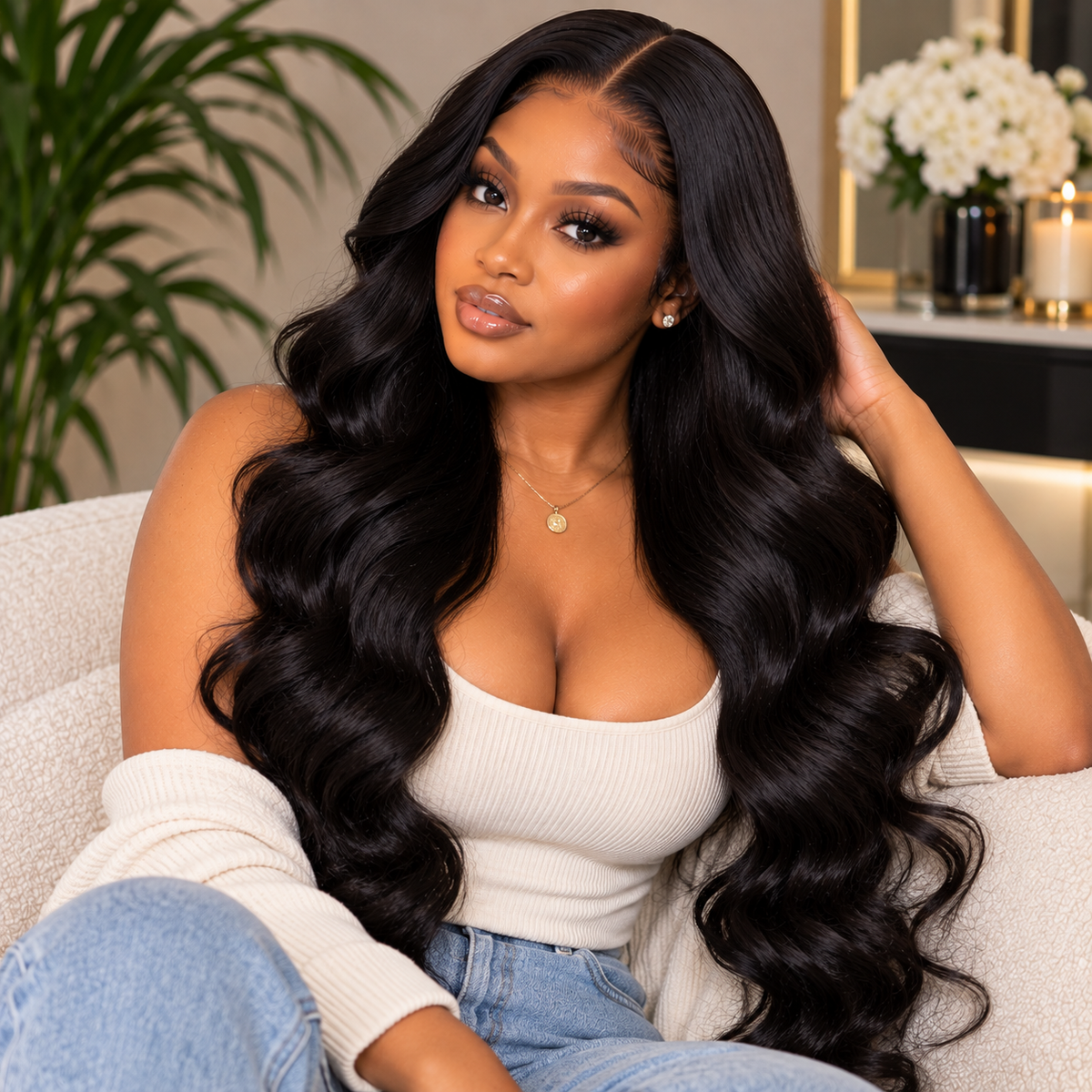 4×4 Loose Wave Closure Wig