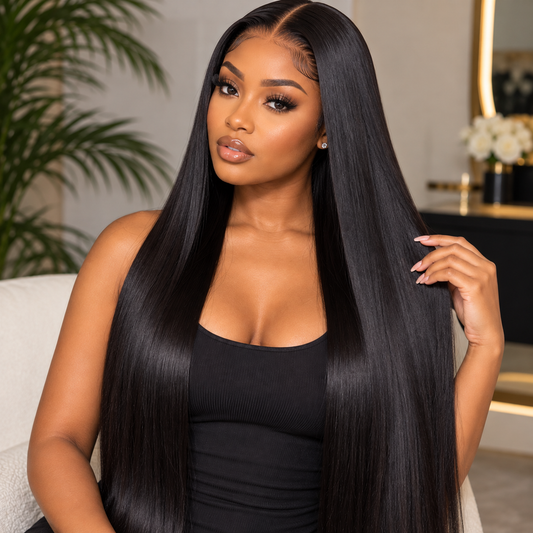 13×4 Bone Straight Frontal Wig